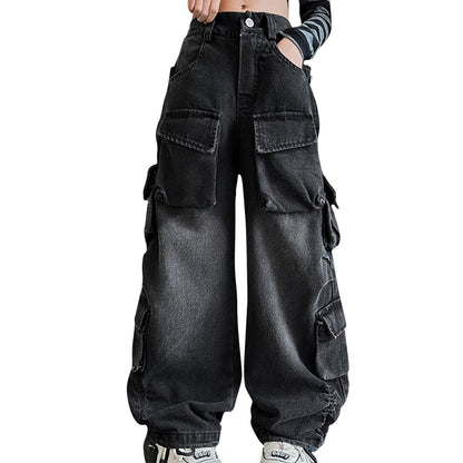 CARGO BAGGY JEANS