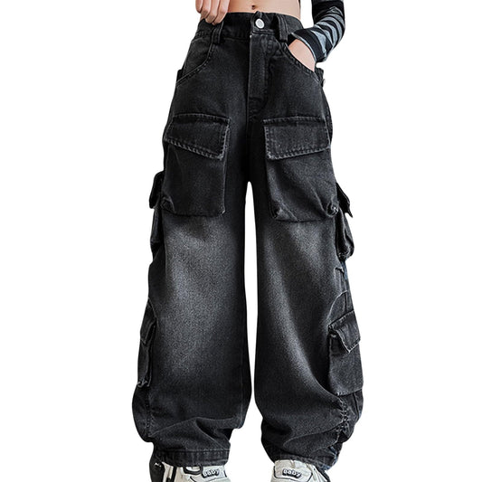 CARGO BAGGY JEANS