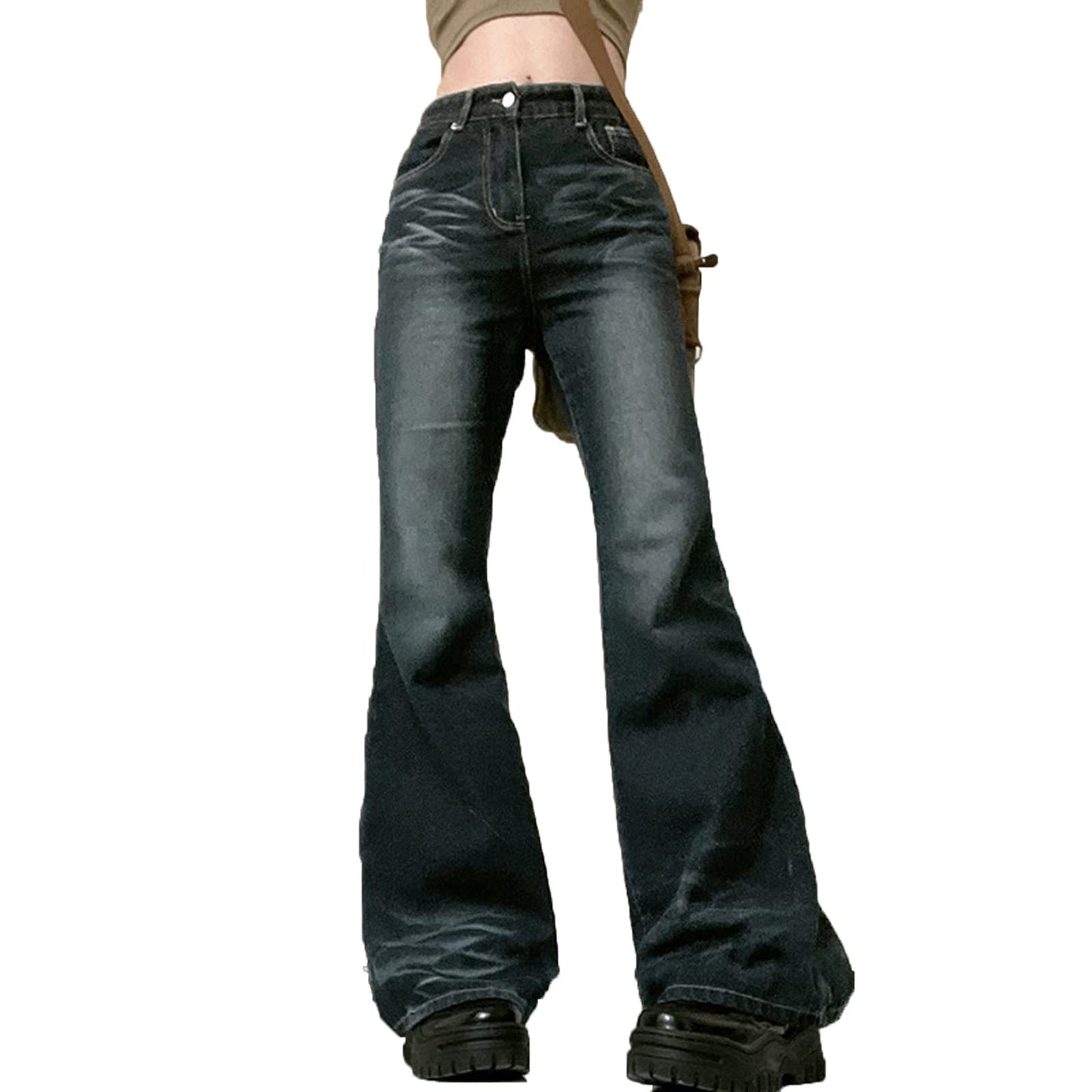 FLARED BLUE JEANS