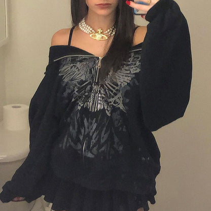 ZIP UP  BUTTERFLY